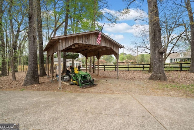 6695 Woodstock Rd, Acworth, GA 30102 - surrounding community with a carport and fence