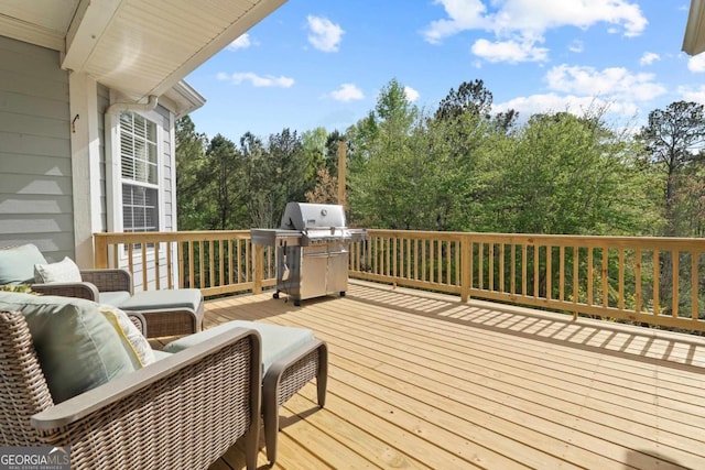 1081 Katherine Ln, Greensboro, GA 30642 - deck with area for grilling