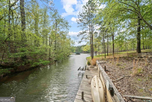 1081 Katherine Ln, Greensboro, GA 30642 - view of dock featuring a water view