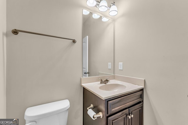 80 Lanier Rdg, Acworth, GA 30101 - bathroom with toilet and vanity
