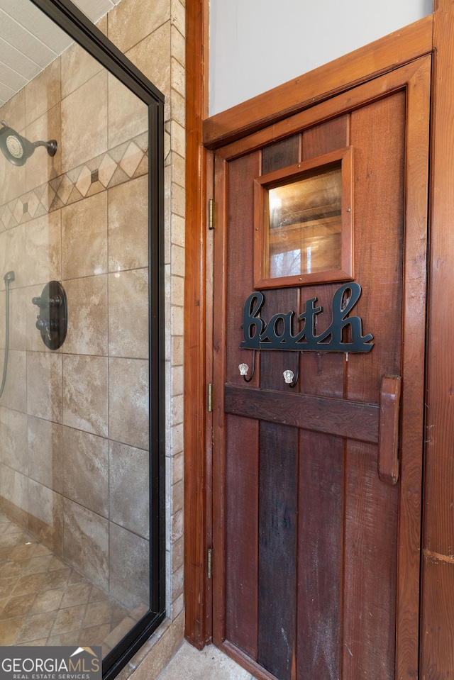 374 W Sugarbush Dr, Sky Valley, GA 30537 - bathroom with a shower stall