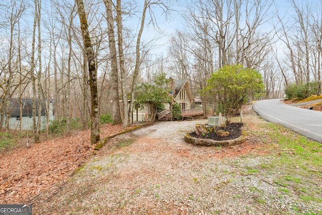 374 W Sugarbush Dr, Sky Valley, GA 30537 - view of yard with a deck