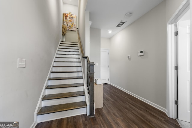 6023 Skellig St, Norcross, GA 30071 - stairway with wood finished floors and baseboards
