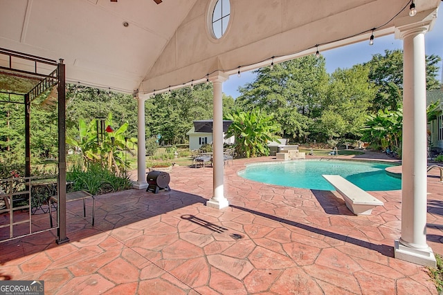 494 Thrash Rd, Lagrange, GA 30241 - outdoor pool featuring a patio area