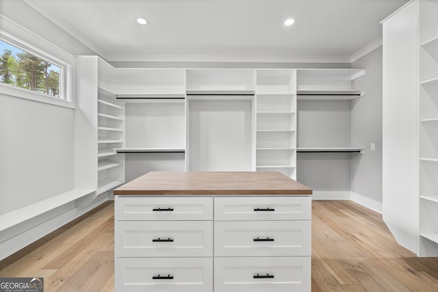 2107 E Maddox Rd, Buford, GA 30519 - walk in closet featuring light wood-style floors