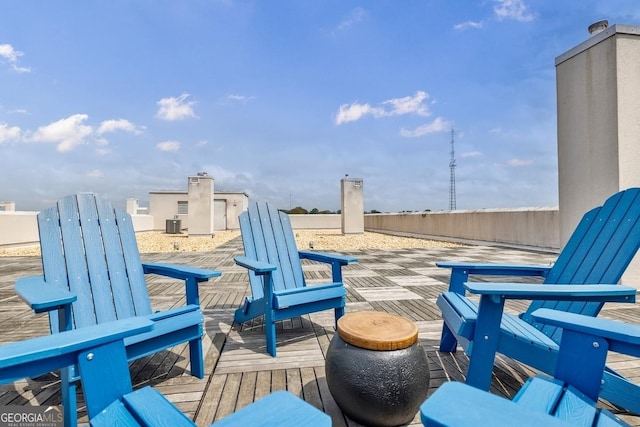 587 Virginia Ave NE Unit 314, Atlanta, GA 30306 - view of wooden deck
