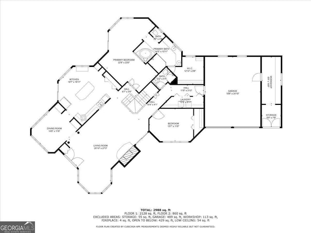3800 Macland Rd, Hiram, GA 30141 - view of property floor plan