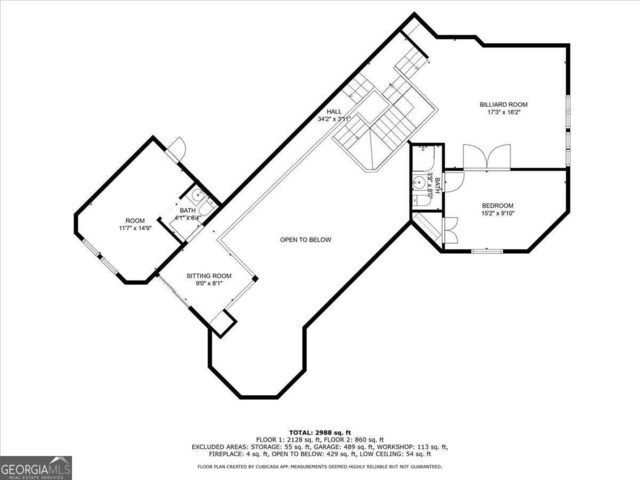 3800 Macland Rd, Hiram, GA 30141 - view of property floor plan