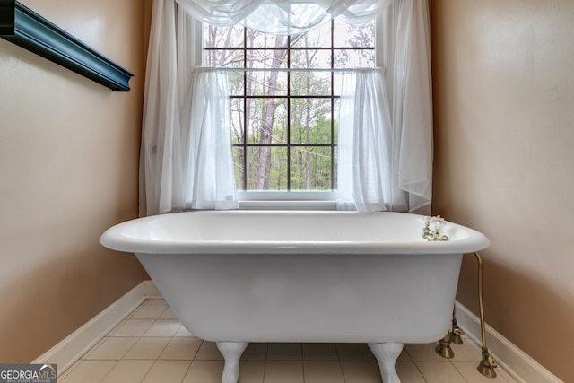 86 S Chattahoochee Dr, Hogansville, GA 30230 - full bath with a soaking tub and tile patterned floors