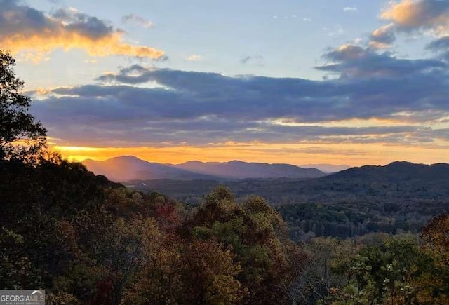 7 Lakeview Dr, Hayesville, NC 28904 - view of mountain feature with a forest view
