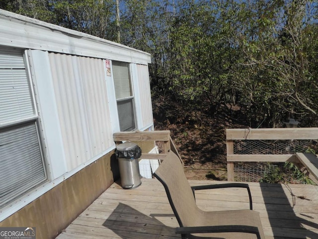 1467 Creek Rd, Hiawassee, GA 30546 - view of wooden deck