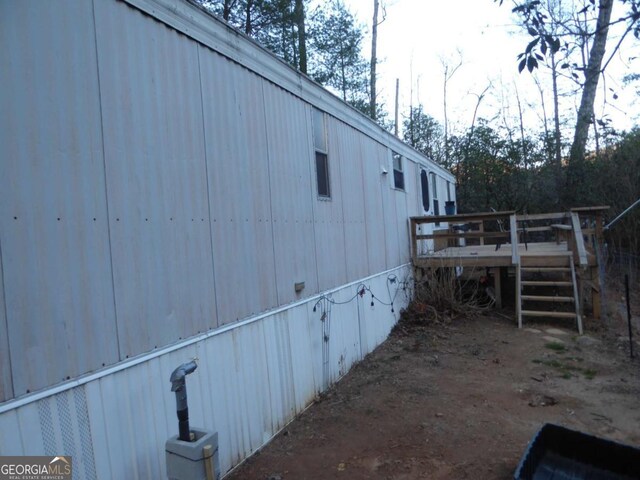 1467 Creek Rd, Hiawassee, GA 30546 - view of home's exterior with a wooden deck