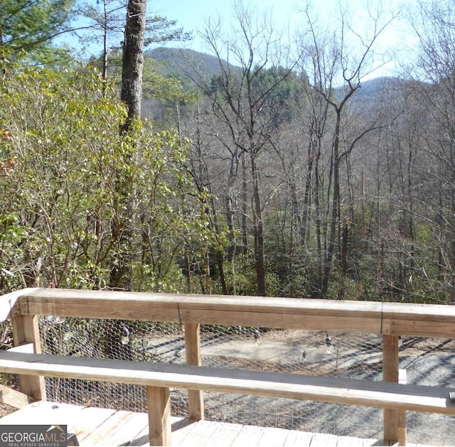 1467 Creek Rd, Hiawassee, GA 30546 - view of mountain background