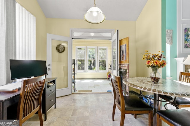 view of dining space