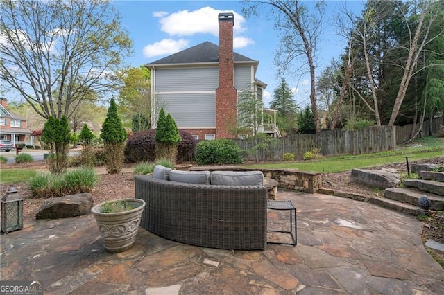 295 Sagamore Cv NW, Sugar Hill, GA 30518 - view of patio with outdoor lounge area