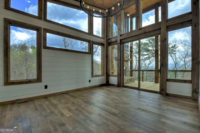 768 Cherokee Cir, Ellijay, GA 30540 - unfurnished sunroom with visible vents and a healthy amount of sunlight