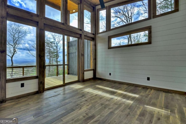 768 Cherokee Cir, Ellijay, GA 30540 - unfurnished sunroom with a wealth of natural light