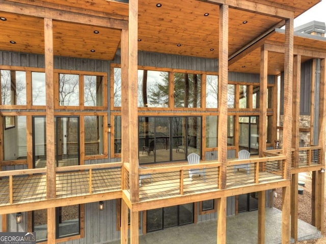 768 Cherokee Cir, Ellijay, GA 30540 - interior space featuring an exterior structure and an outbuilding