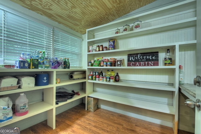 view of pantry