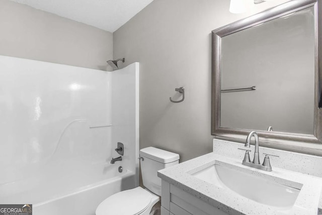 197 Sequoia Cir, Hinesville, GA 31313 - full bathroom featuring vanity and bathtub / shower combination
