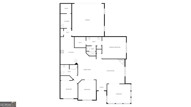 409 Kenley Ct, Mcdonough, GA 30253 - view of floor plan / room layout