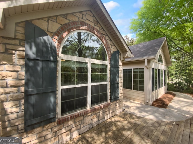 409 Kenley Ct, Mcdonough, GA 30253 - view of wooden terrace