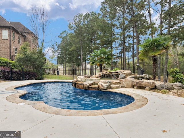 5297 Heron Bay Blvd, Locust Grove, GA 30248 - view of swimming pool featuring a fenced in pool and fence