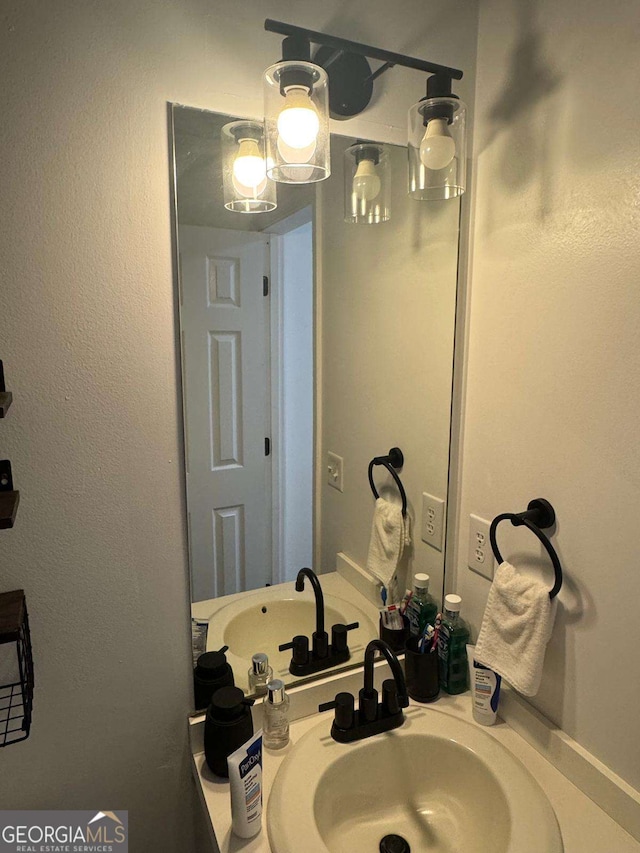bathroom with a sink