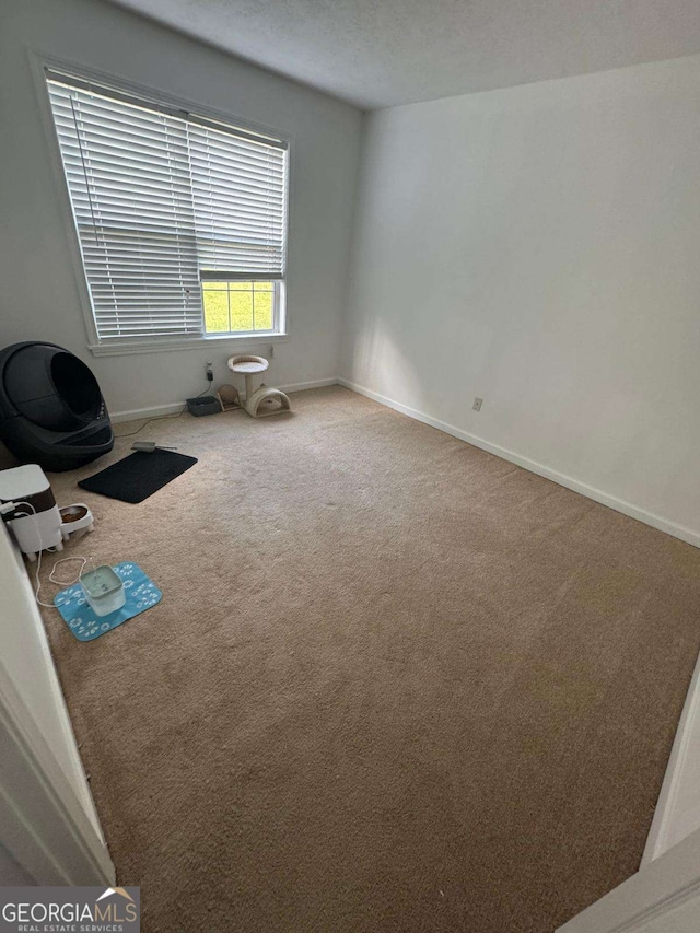 interior space with baseboards