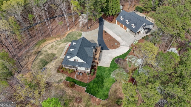 aerial view