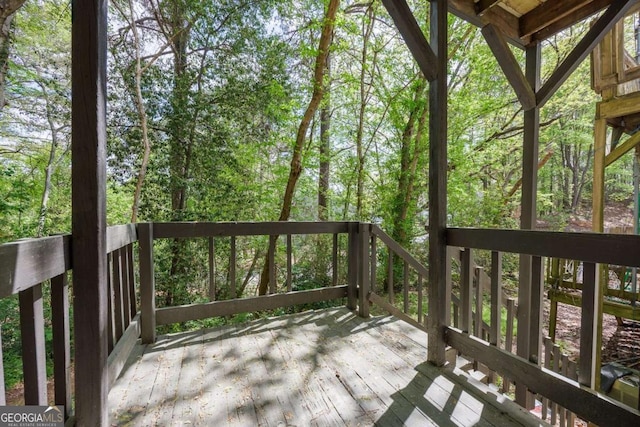 view of deck