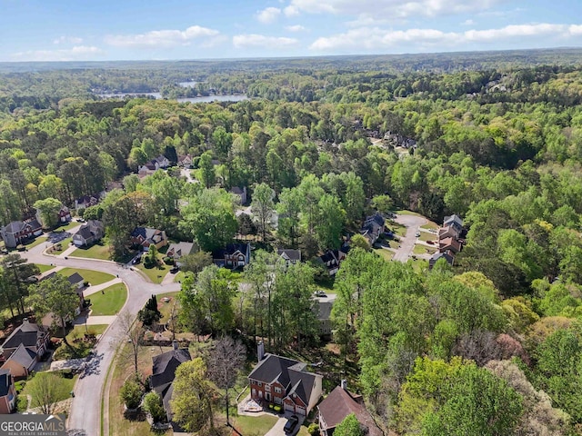 6960 Dockbridge Way, Stone Mountain, GA 30087 - aerial overview of property's location with nearby suburban area