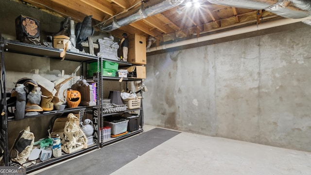 view of storage