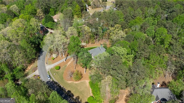 104 Kremer Falls Trce, Canton, GA 30114 - view of property location featuring a heavily wooded area