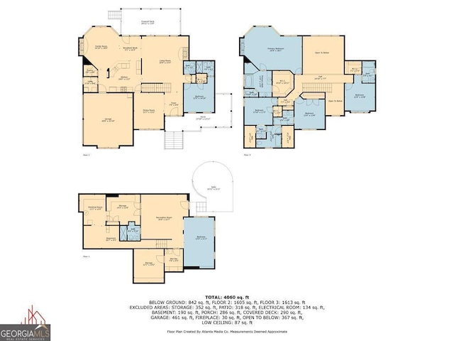 104 Kremer Falls Trce, Canton, GA 30114 - floor plan / room layout
