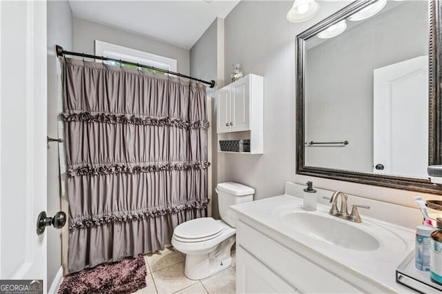 698 Jefferson Hwy, Winder, GA 30680 - full bathroom with tile patterned flooring and vanity