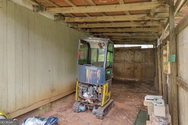 view of basement