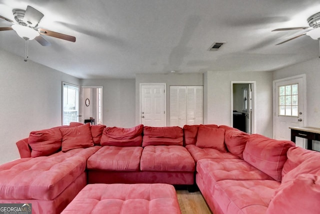 6040 Carriage Dr, Cumming, GA 30028 - doorway featuring french doors, plenty of natural light, and visible vents