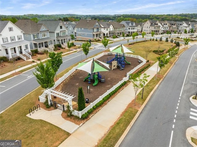 111 Brighton Blvd, Woodstock, GA 30188 - drone / aerial view with a residential view