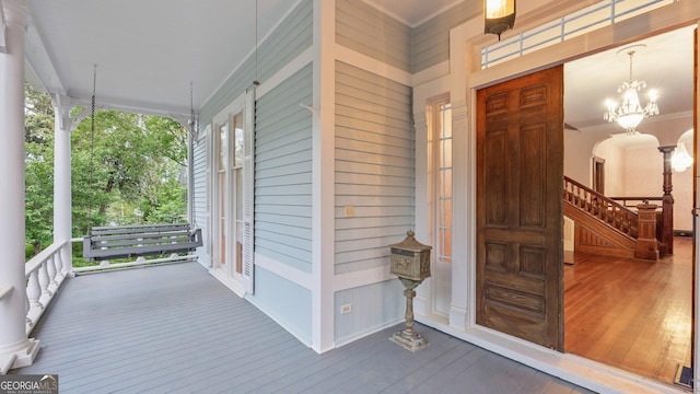 316 E 3rd Ave, Rome, GA 30161 - property entrance with a porch