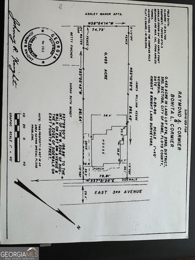 316 E 3rd Ave, Rome, GA 30161 - view of miscellaneous document