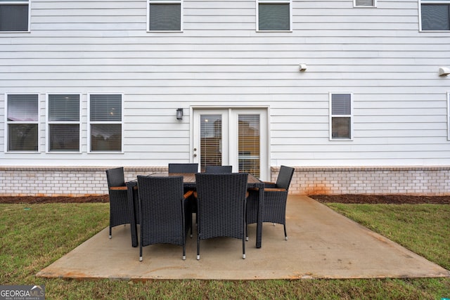 view of patio / terrace with outdoor dining area