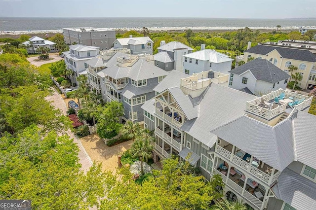 17 Sea Oats Ln, Saint Simons, GA 31522 - aerial view with a residential view