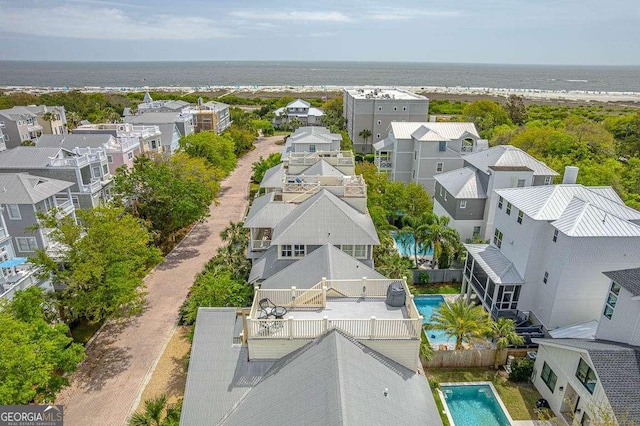 17 Sea Oats Ln, Saint Simons, GA 31522 - birds eye view of property featuring a residential view