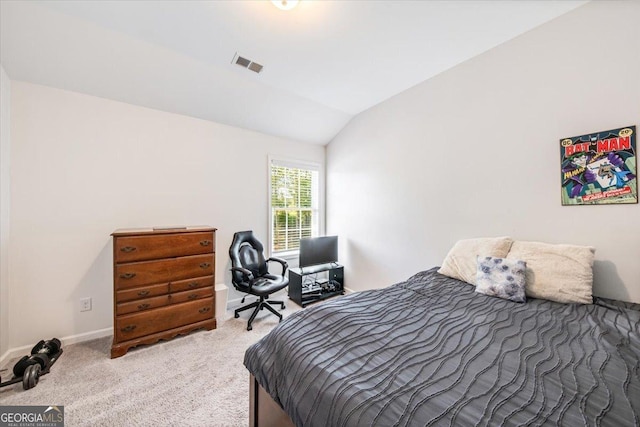 5321 Felles Way, Forsyth, GA 31029 - carpeted bedroom with lofted ceiling and baseboards
