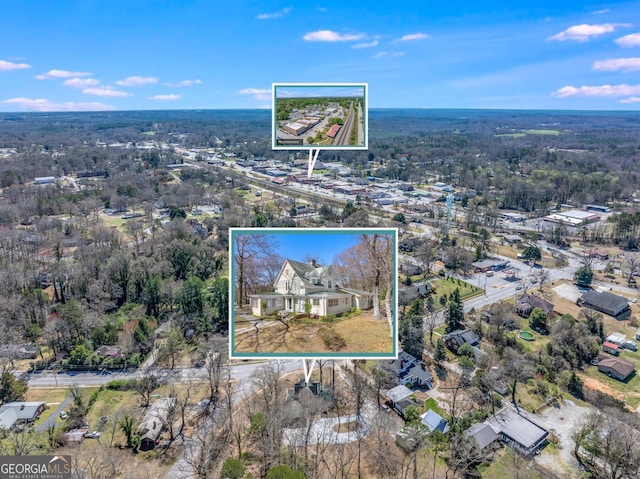 209 Westminster Hwy, Westminster, SC 29693 - aerial view of property's location with property parcel outlined
