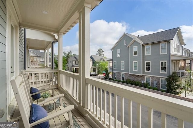 825 Maplewood Dr, Roswell, GA 30075 - balcony with a residential view