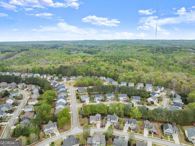6058 Grand Reunion Dr, Hoschton, GA 30548 - bird's eye view with a view of trees and a residential view