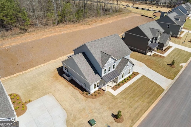 drone / aerial view