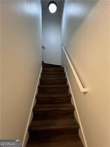 view of staircase